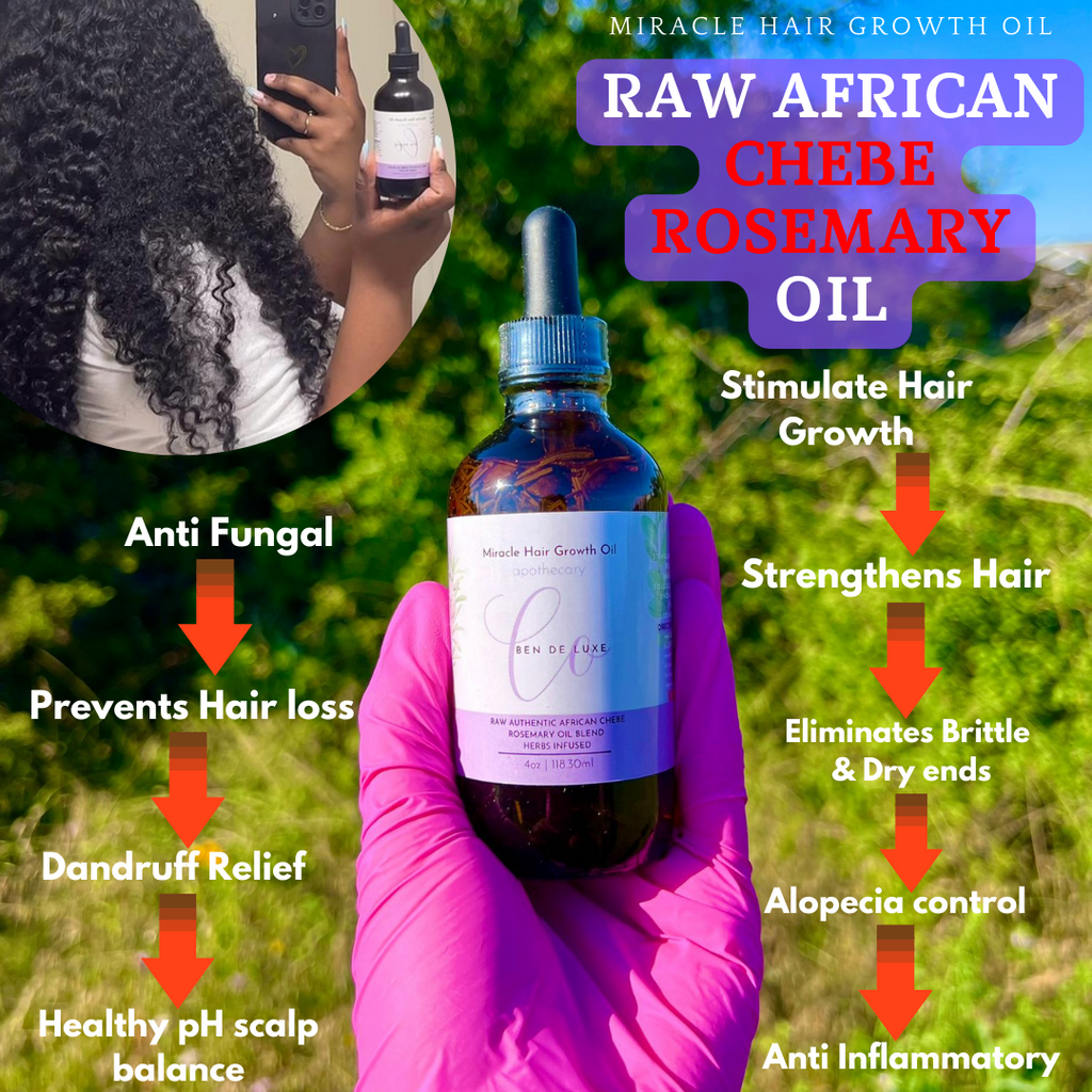 'Raw' African Indian Infused Growth oil 💜 VIRAL + BEST SELLER🔥