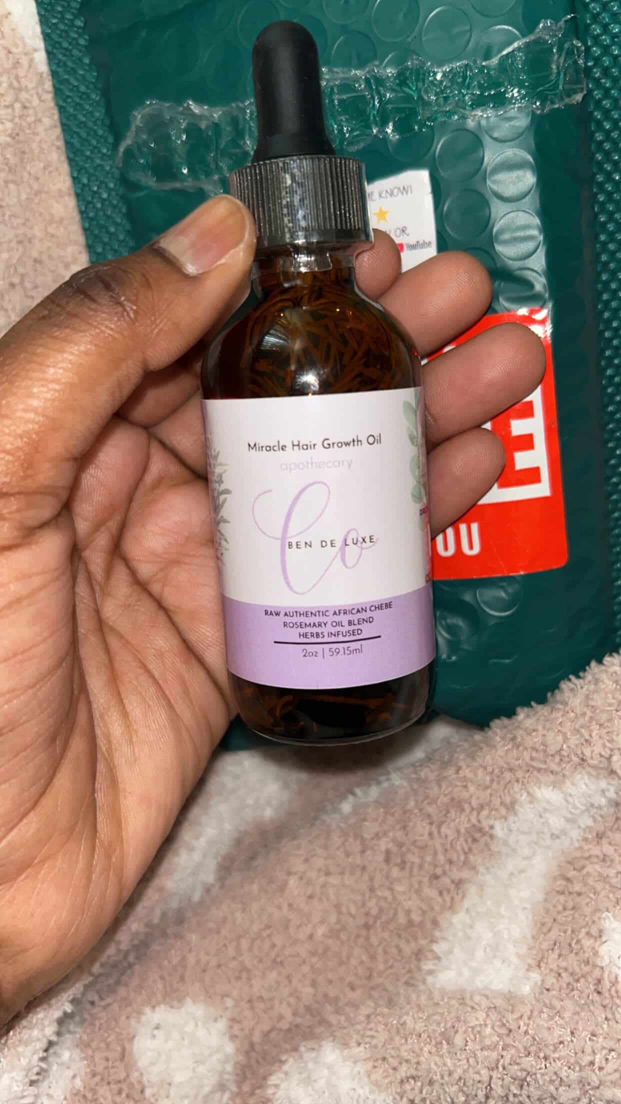'Raw' African Indian Infused Growth oil 💜 VIRAL + BEST SELLER🔥