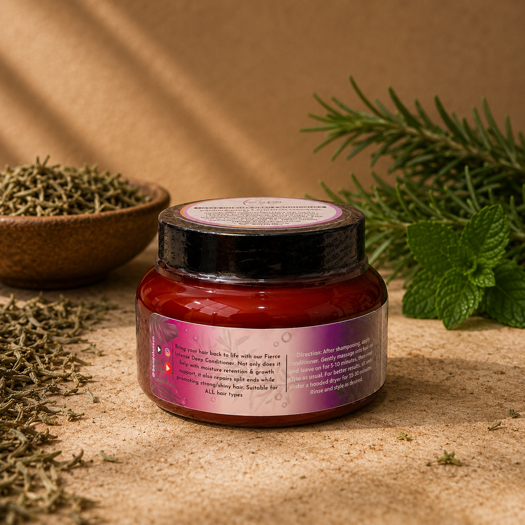 Fierce INTENSE Deep Conditioner MASK TREATMENT (8oz)💜