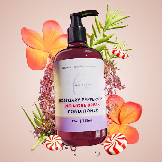 Rosemary Peppermint ‘No more break’ conditioner (12 oz)💜