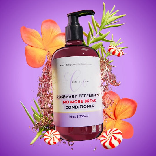 Rosemary Peppermint ‘No more break’ conditioner (12 oz)💜