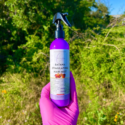 “Hair sunscreen” AKA Batana Stimulating Hair Mist (Leave in conditioner) 8oz💜