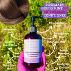 Rosemary Peppermint ‘No more break’ conditioner (12 oz)💜
