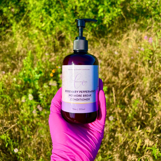 Rosemary Peppermint ‘No more break’ conditioner; Vanilla Rosemary Scented (12 oz)💜