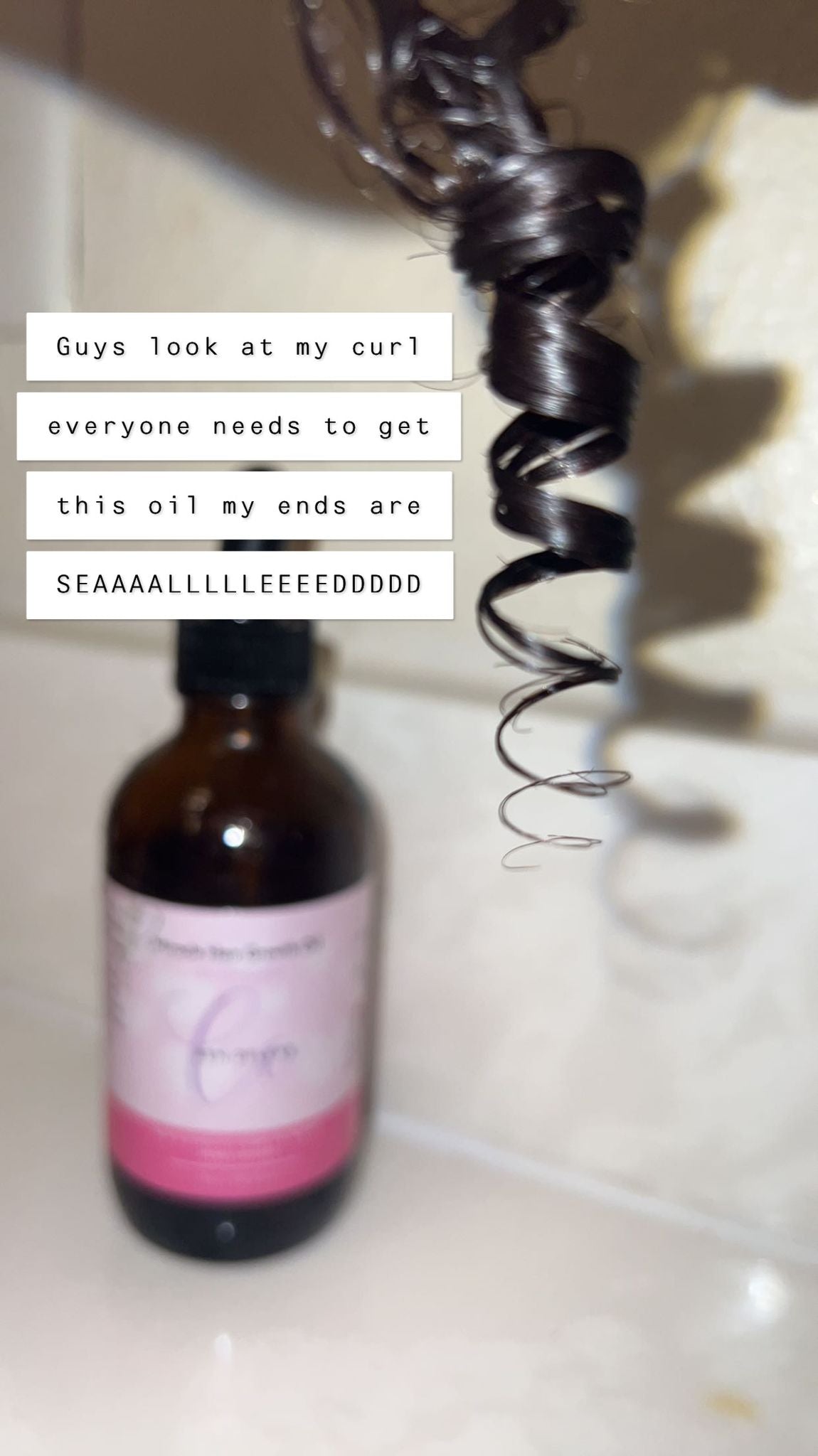 'Raw' African Indian Infused Growth oil 💜 VIRAL + BEST SELLER🔥